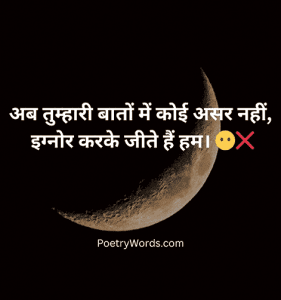Ignore Shayari 2 Lines