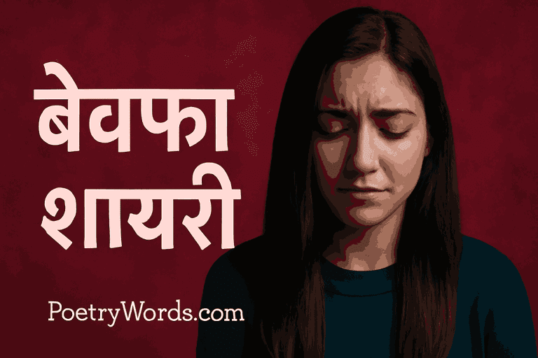 bewafa shayari in hindi