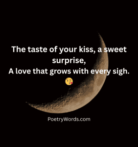 Kiss Day Shayari in English