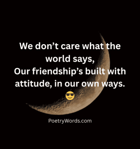 Dosti Shayari in English Attitude