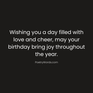 Happy Birthday Shayari in English