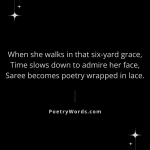 Saree Shayari English