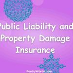 Public Liability and Property Damage Insurance