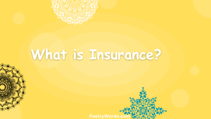What is Insurance?