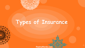 Types of Insurance