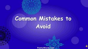 Common Mistakes to Avoid