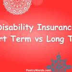Disability Insurance Short Term vs Long Term