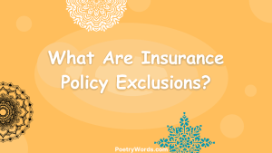 What Are Insurance Policy Exclusions?