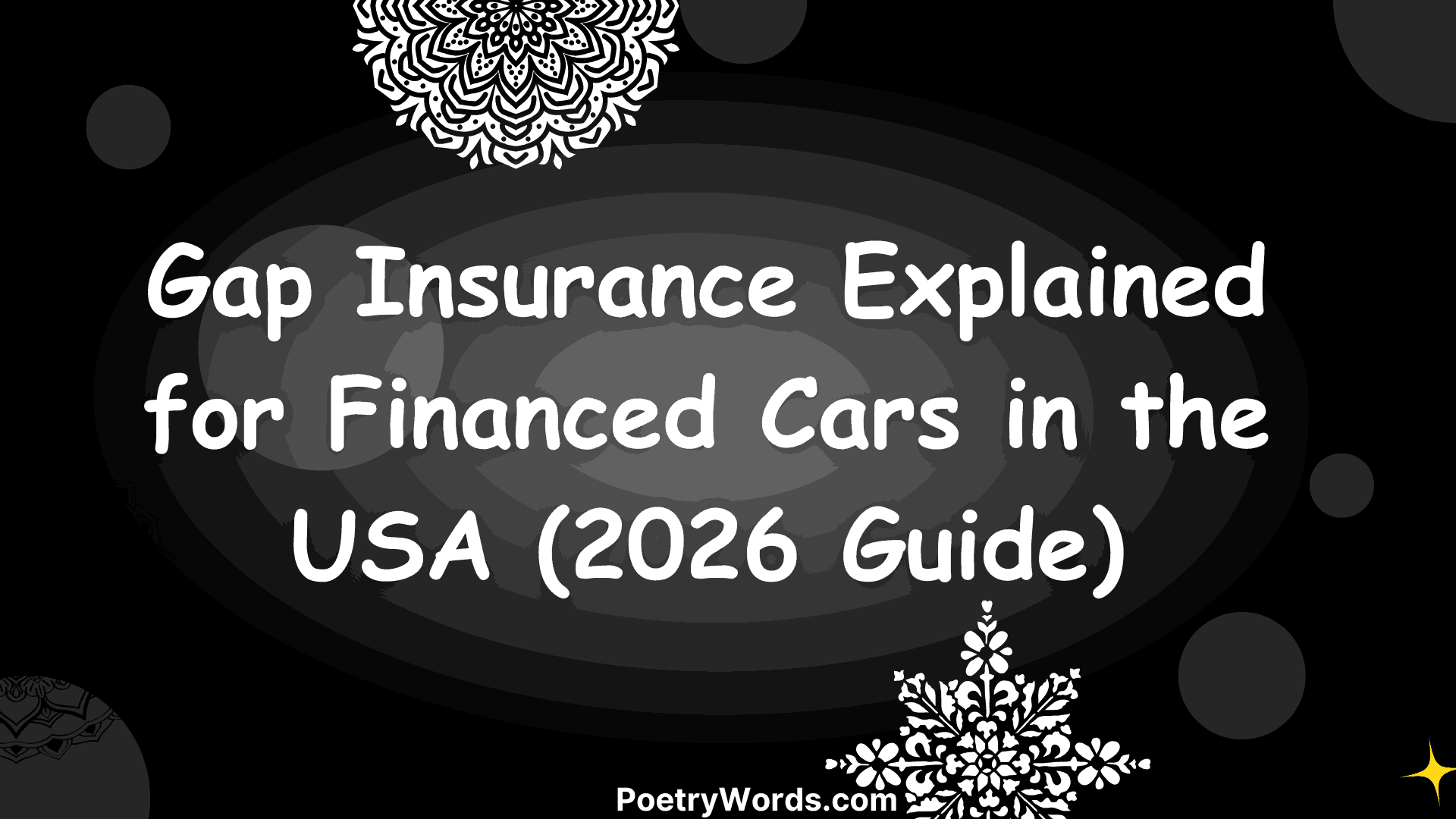 Gap Insurance Explained for Financed Cars in the USA (2026 Guide)