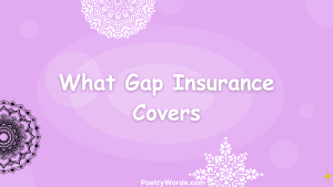 What Gap Insurance Covers