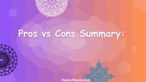 Pros vs Cons Summary: