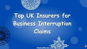 Top UK Insurers for Business Interruption Claims