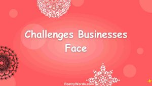 Challenges Businesses Face